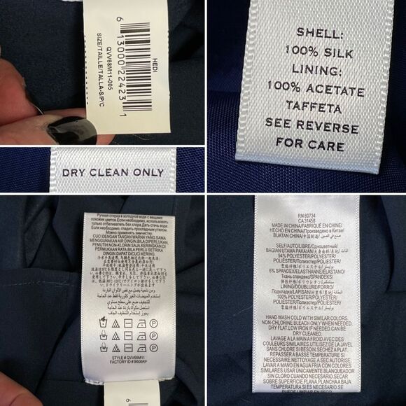 ANTHROPOLOGIE Moulinette Soeurs Bolero Silk Dress Pouf Slv Retro Fit Flare 2 XS - Picture 13 of 14